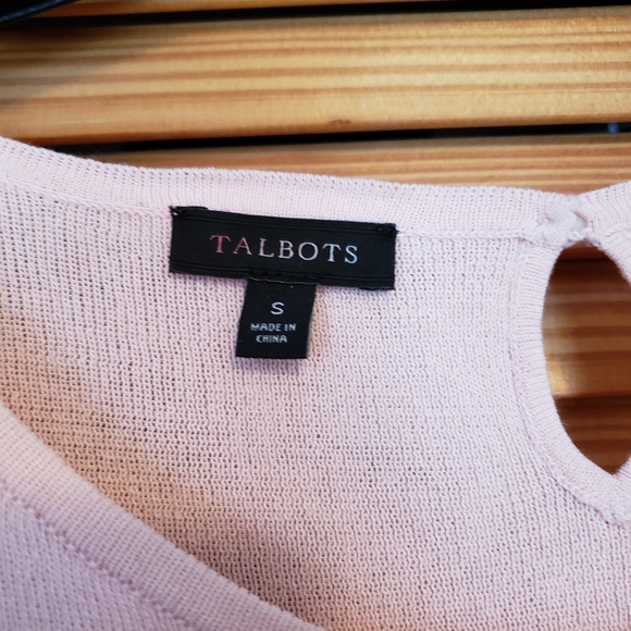 Pink Talbots Ruffle Sleeved Top - Picture 3 of 4